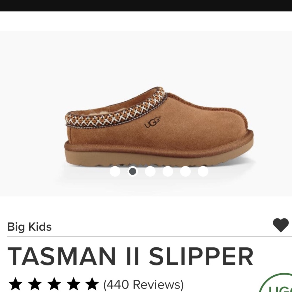 UGG Tasman II Slipper
Size: 6